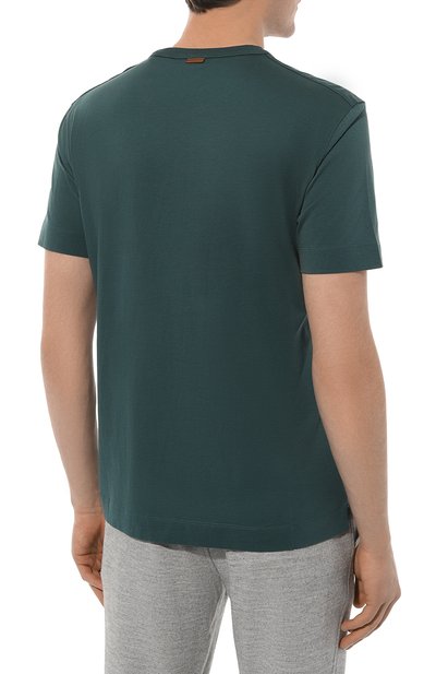 Хлопковая футболка ZEGNA, арт. UC360A6/C760, фото 4