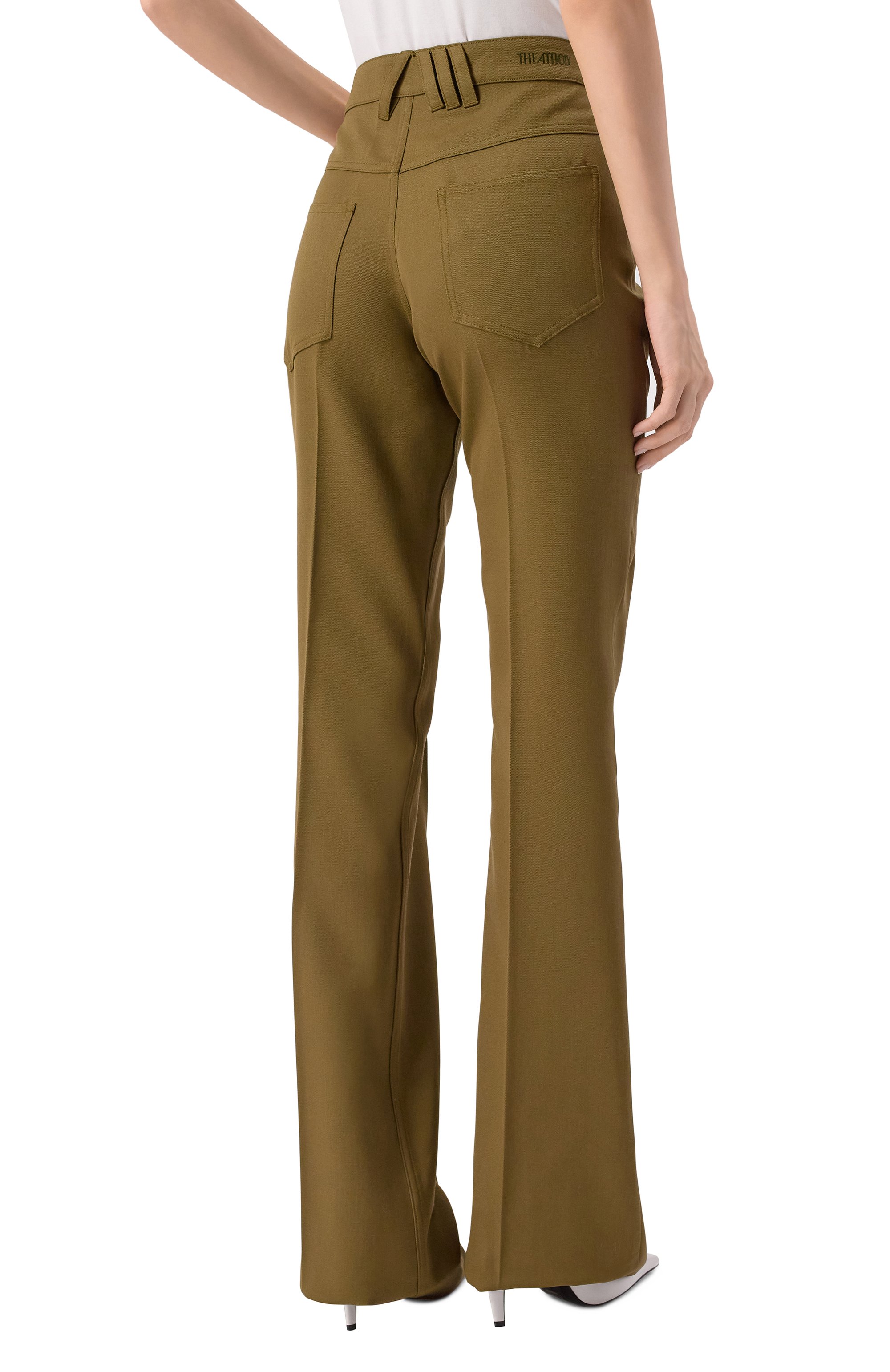 Шерстяные брюки THE ATTICO, арт. 251WCP00273/WWW065AA, фото 4