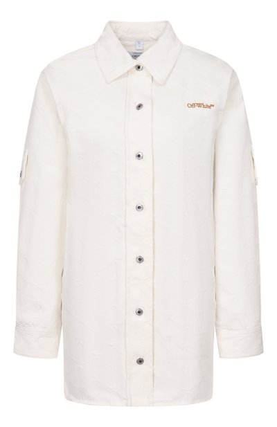 Женская джинсовая рубашка OFF-WHITE, арт. 0WYQ007S26DEN001