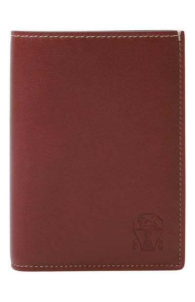 Мужской кожаная обложка для паспорта BRUNELLO CUCINELLI, арт. MWN0BU436