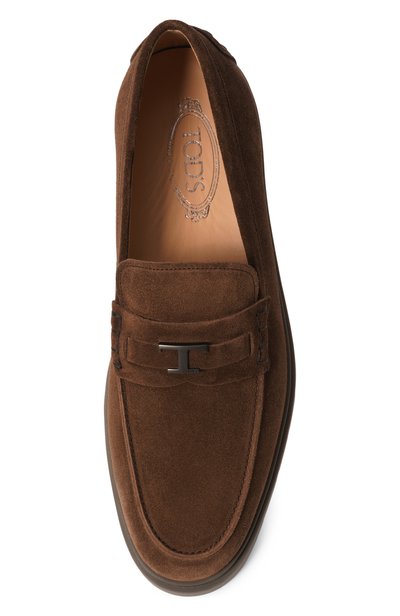 Замшевые лоферы TOD’S, арт. XXM59K0KR10/RE0, фото 5