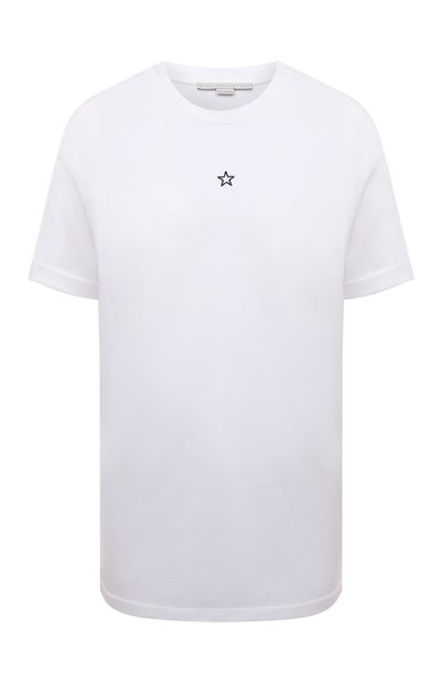 Женская хлопковая футболка STELLA MCCARTNEY, арт. 457142/SIW20