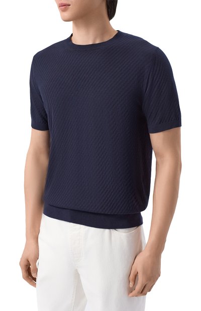 Джемпер из хлопка и шелка CORNELIANI, арт. 27M518/2725144, фото 3