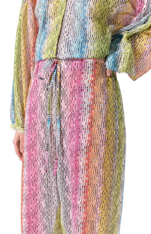 Брюки из хлопка и шелка Missoni MS25SI01/BW00UU Разноцветный  MS25SI01/BW00UU Фото 5