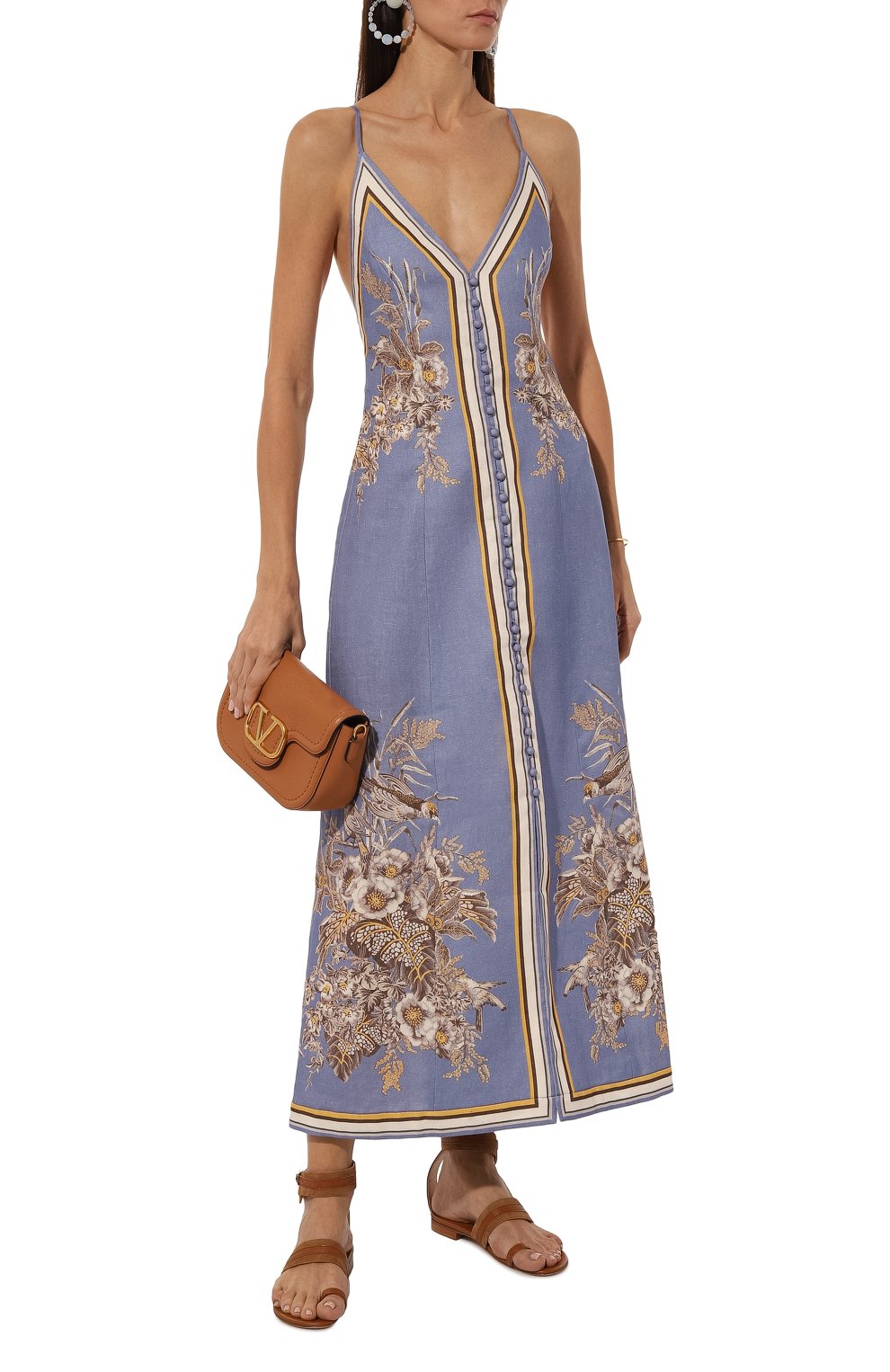 Сумка alltime VALENTINO бежевого цвета по цене 329000 руб., арт. 5W2B0N20/IMZ, фото 7 Сумка alltime VALENTINO, арт. 5W2B0N20/IMZ, фото 7