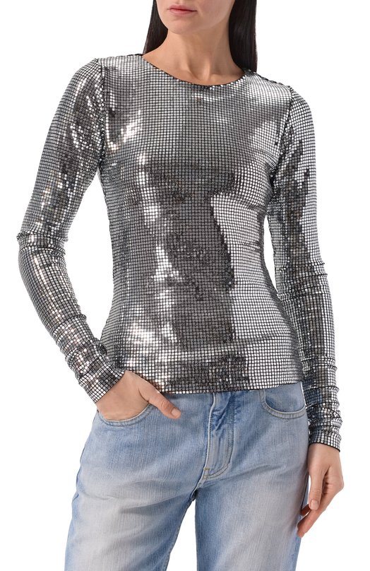 Топ MM6 S52NH0041/S23734 Серебряный  S52NH0041/S23734 Фото 3