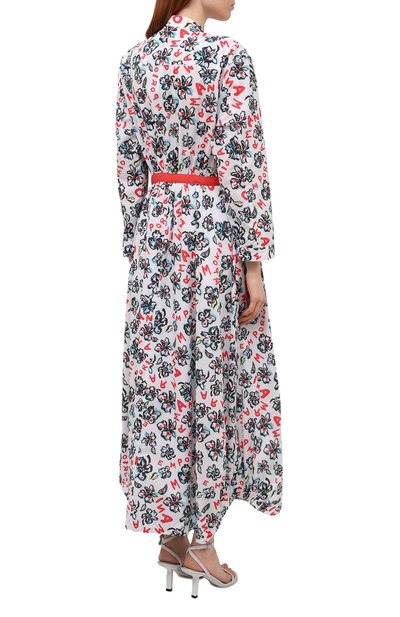 Хлопковое платье EMPORIO ARMANI разноцветного цвета по цене 66700 руб., арт. 3L2A87/2ND1Z, фото 4 Хлопковое платье EMPORIO ARMANI, арт. 3L2A87/2ND1Z, фото 4