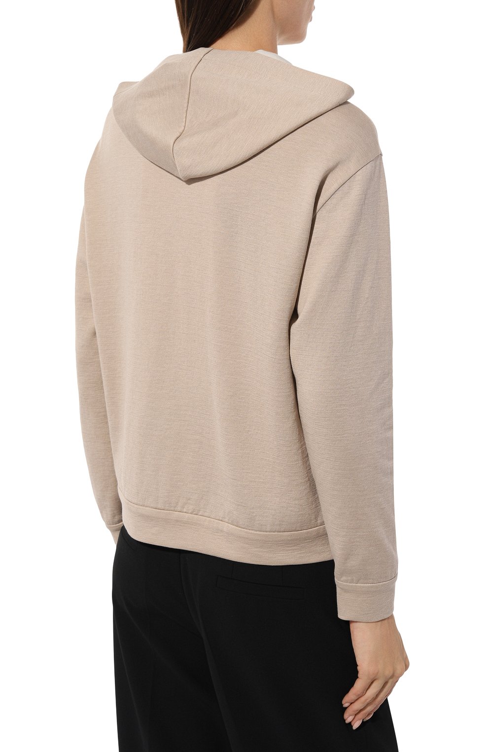 Толстовка из хлопка и шелка BRUNELLO CUCINELLI, арт. MD828B1065, фото 4