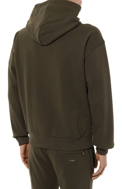 Хлопковое худи DOLCE & GABBANA, арт. G9ZU0T/G7M4Y, фото 4