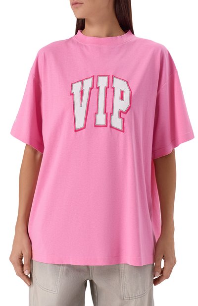 Хлопковая футболка BALENCIAGA, арт. 831305/TSVP6, фото 3