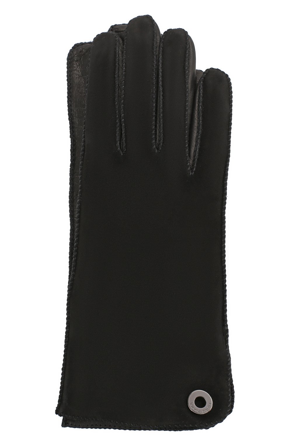 Перчатки jacqueline из кожи и замши LORO PIANA черного цвета по цене 58450 руб., арт. FAF8575, фото 1 Перчатки jacqueline из кожи и замши LORO PIANA, арт. FAF8575, фото 1