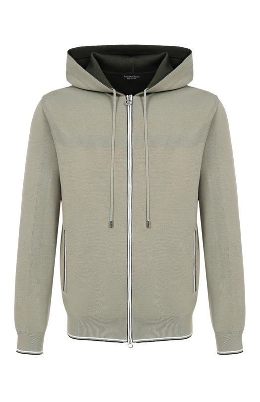Хлопковая толстовка Stefano Ricci K616447FCR/F26114_001 Зелёный K616447FCR/F26114_001