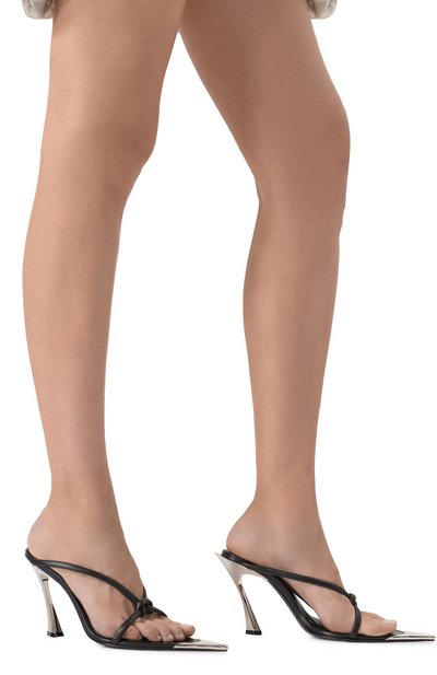 Кожаные мюли fang 95 MUGLER, арт. MUWSS25SC130_SL001, фото 3