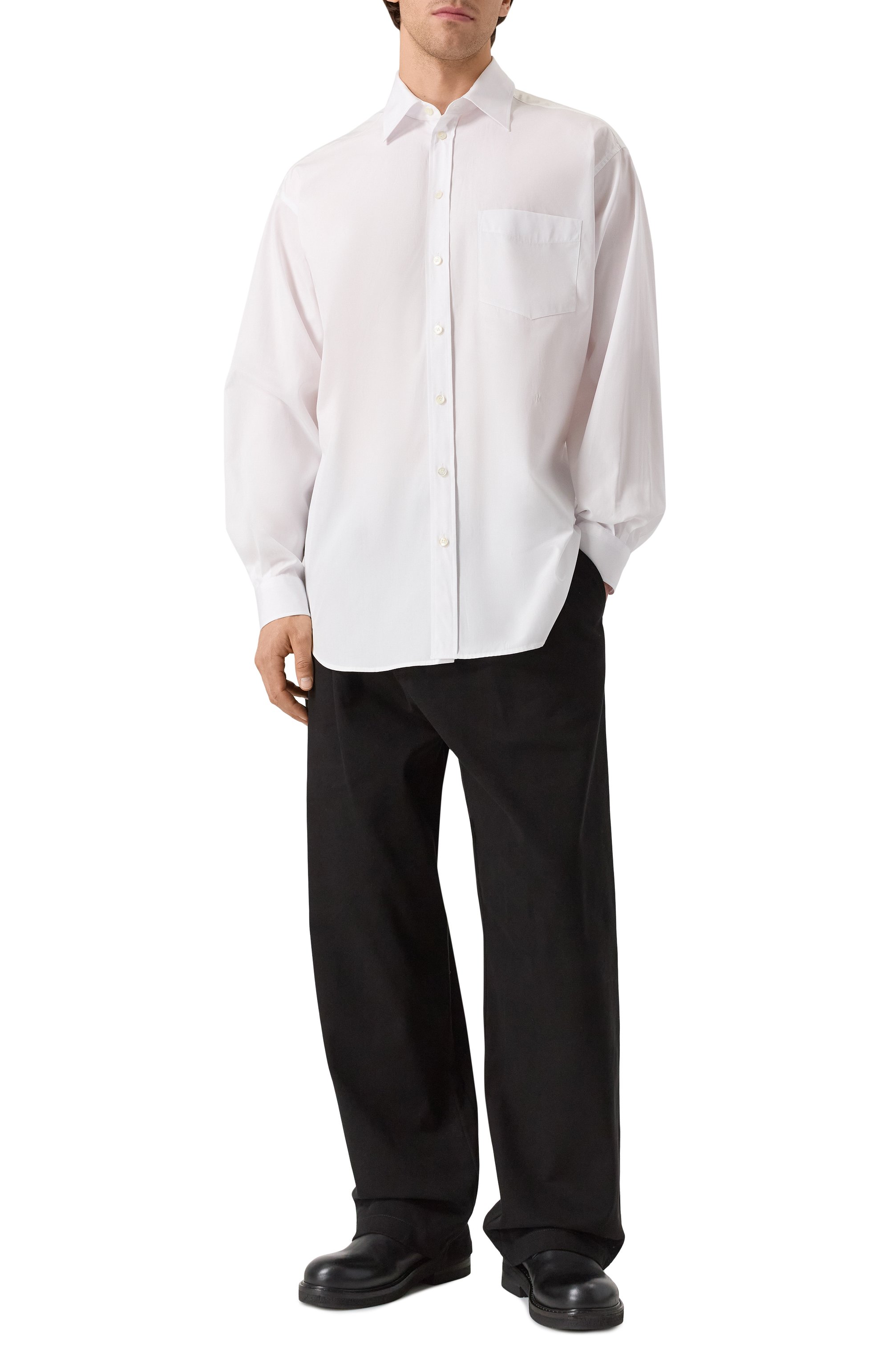 Хлопковая рубашка MOSCHINO, арт. A0237/5235, фото 2