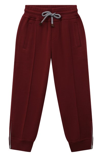 Хлопковые джоггеры BRUNELLO CUCINELLI, арт. BTU14E331B, фото 1