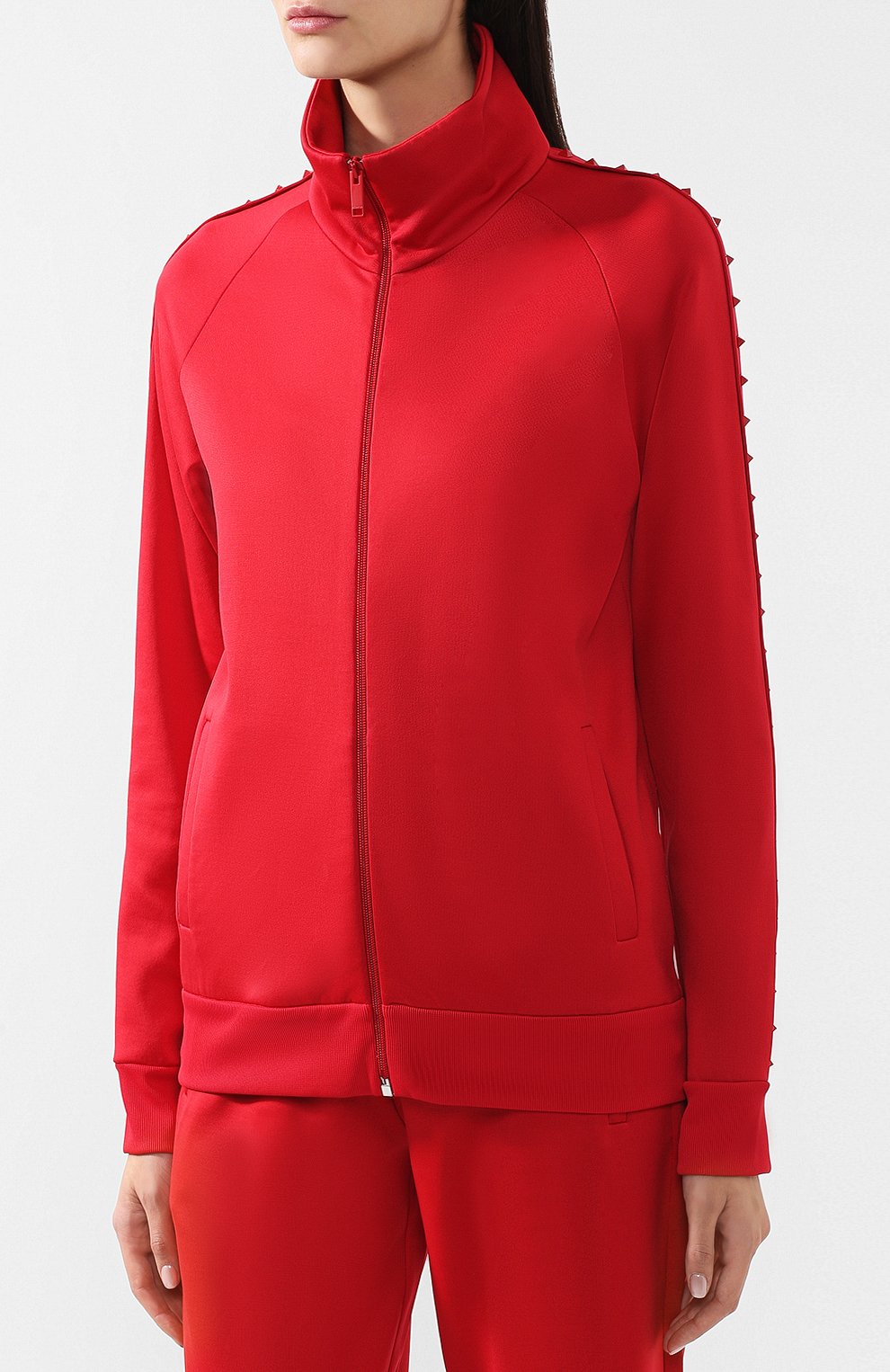 Кардиган на молнии с воротником-стойкой VALENTINO, арт. QB3MF05Q48V, фото 3
