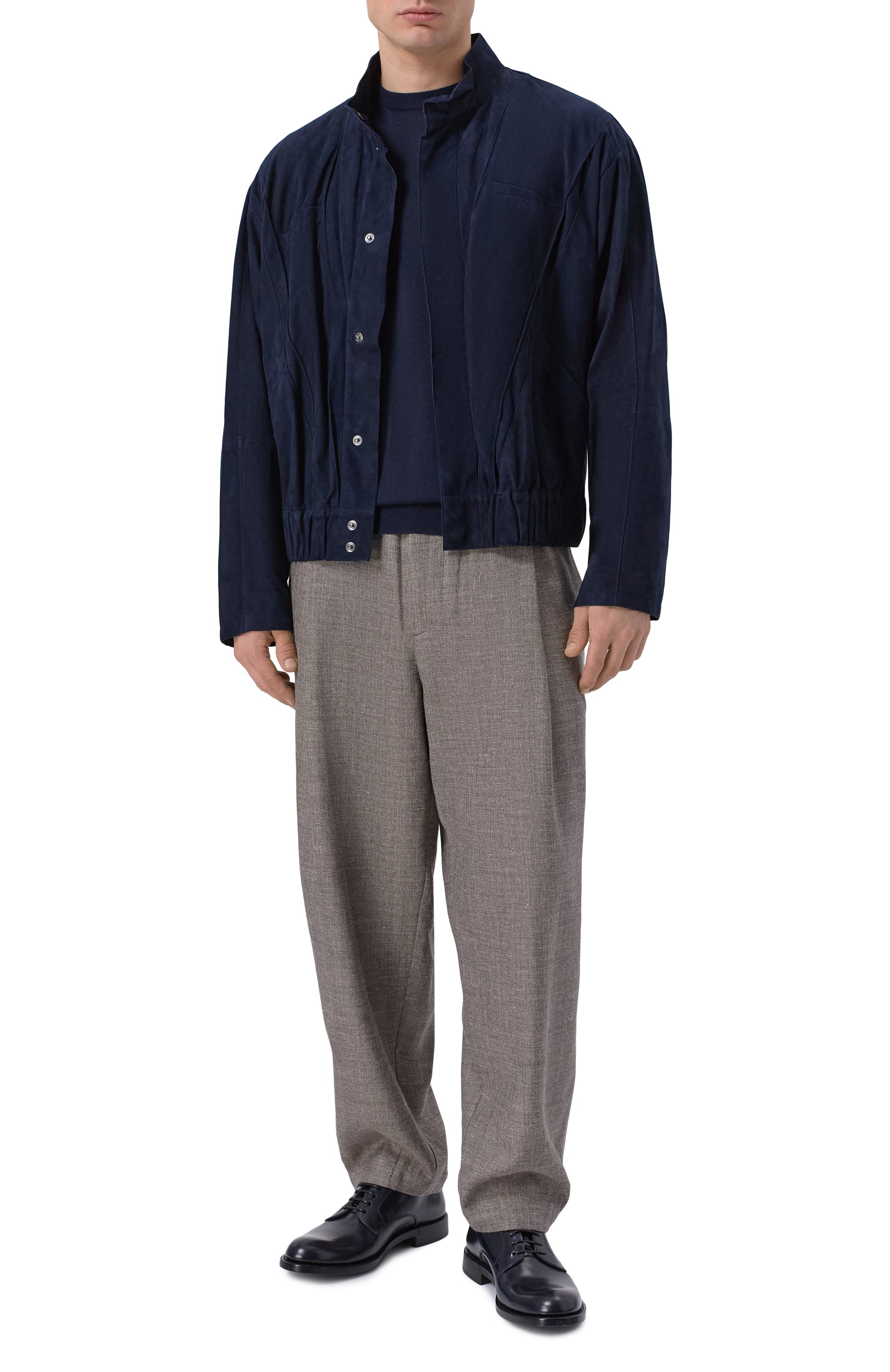 Замшевый бомбер GIORGIO ARMANI, арт. GM003586/AF24918, фото 2