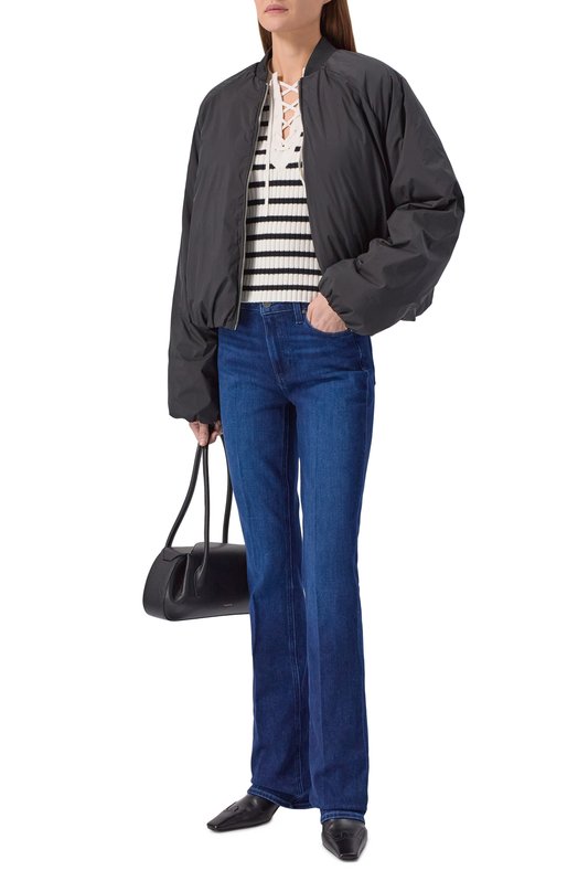 Пуловер из хлопка и шелка Beatrice Paige 1J54H24-B390 Чёрно-белый  1J54H24-B390 Фото 2