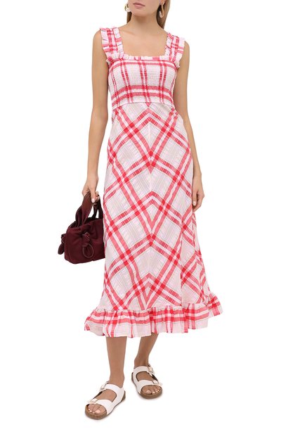 Хлопковое платье GANNI, арт. F5259, фото 2