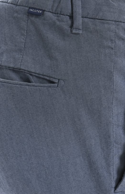Хлопковые брюки Slowear 1W0084/9447B Синий  1W0084/9447B Фото 6