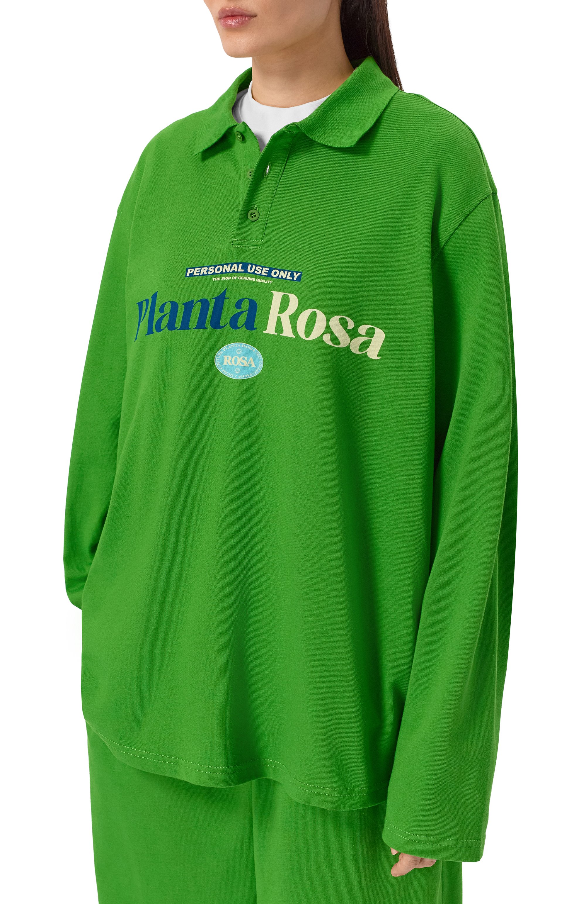 Хлопковое поло PLANTA ROSA, арт. PR/POLOLONG/PERSONAL/220, фото 6