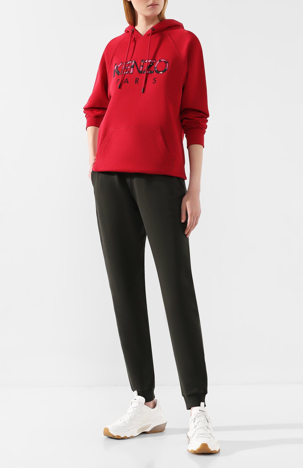 Хлопковые джоггеры KENZO, арт. F952PA722952, фото 2