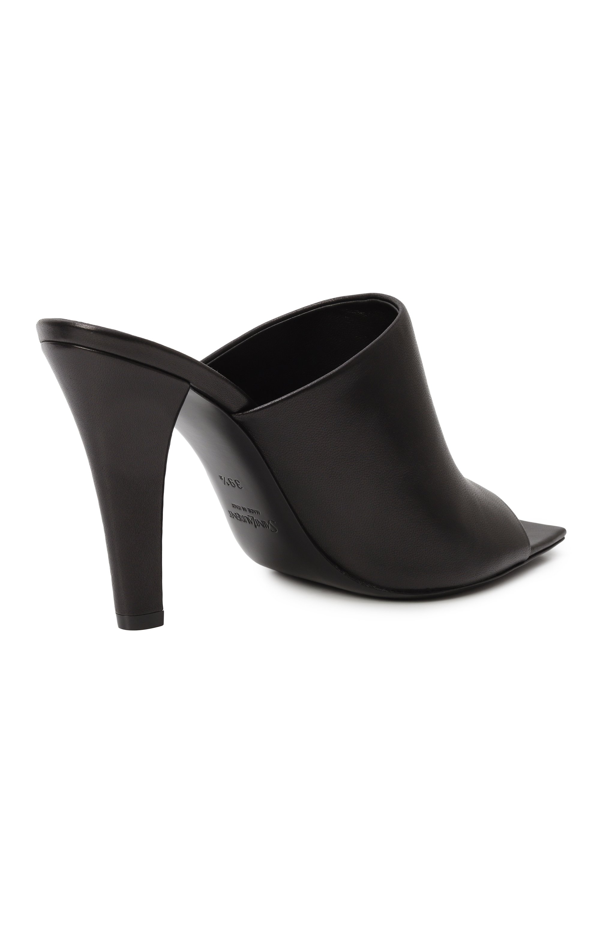 Кожаные мюли jill 95 SAINT LAURENT, арт. 818037/AADGZ, фото 5