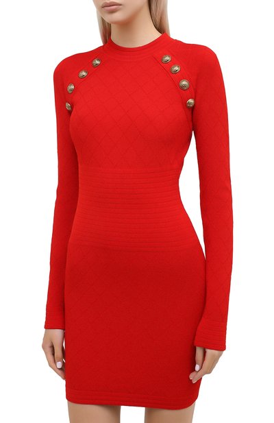 Платье из вискозы BALMAIN, арт. UF16213/K110, фото 3