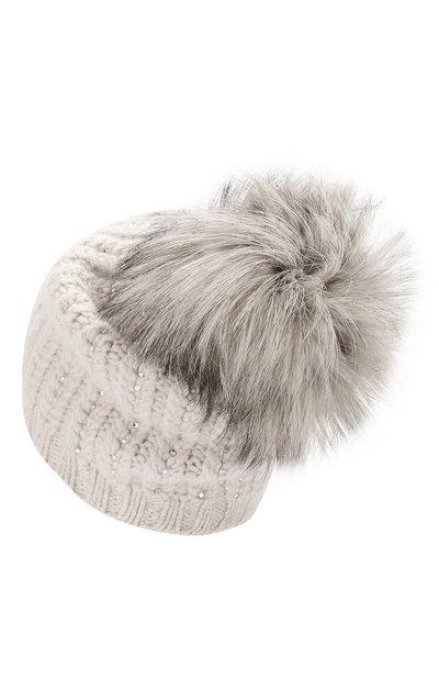 Кашемировая шапка WILLIAM SHARP, арт. A76-6/PEARL F0X NATURAL, фото 2
