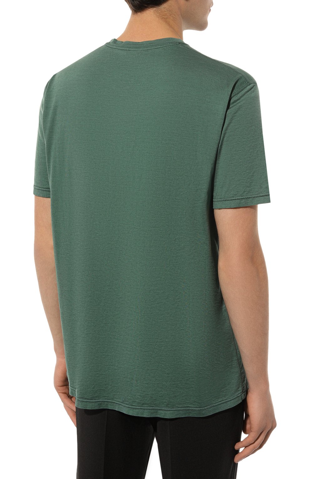 Футболка из шелка и хлопка KITON, арт. UMK0355, фото 4