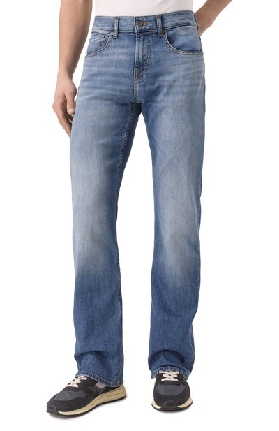 Джинсы brett 7 FOR ALL MANKIND синего цвета по цене 29950 руб., арт. 7T12283L, фото 3 Джинсы brett 7 FOR ALL MANKIND, арт. 7T12283L, фото 3