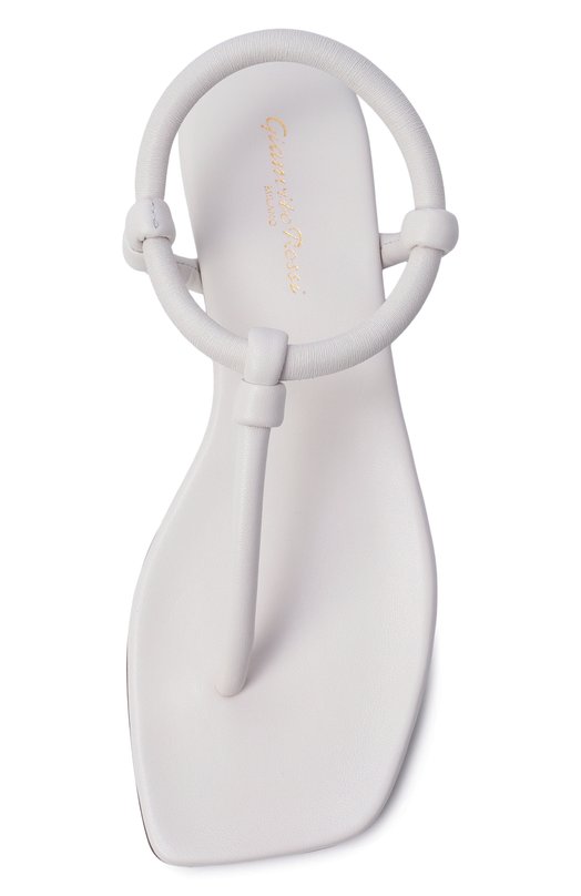 Кожаные сандалии Juno Gianvito Rossi G32395.05CU0.NAPBIAN Белый  G32395.05CU0.NAPBIAN Фото 6
