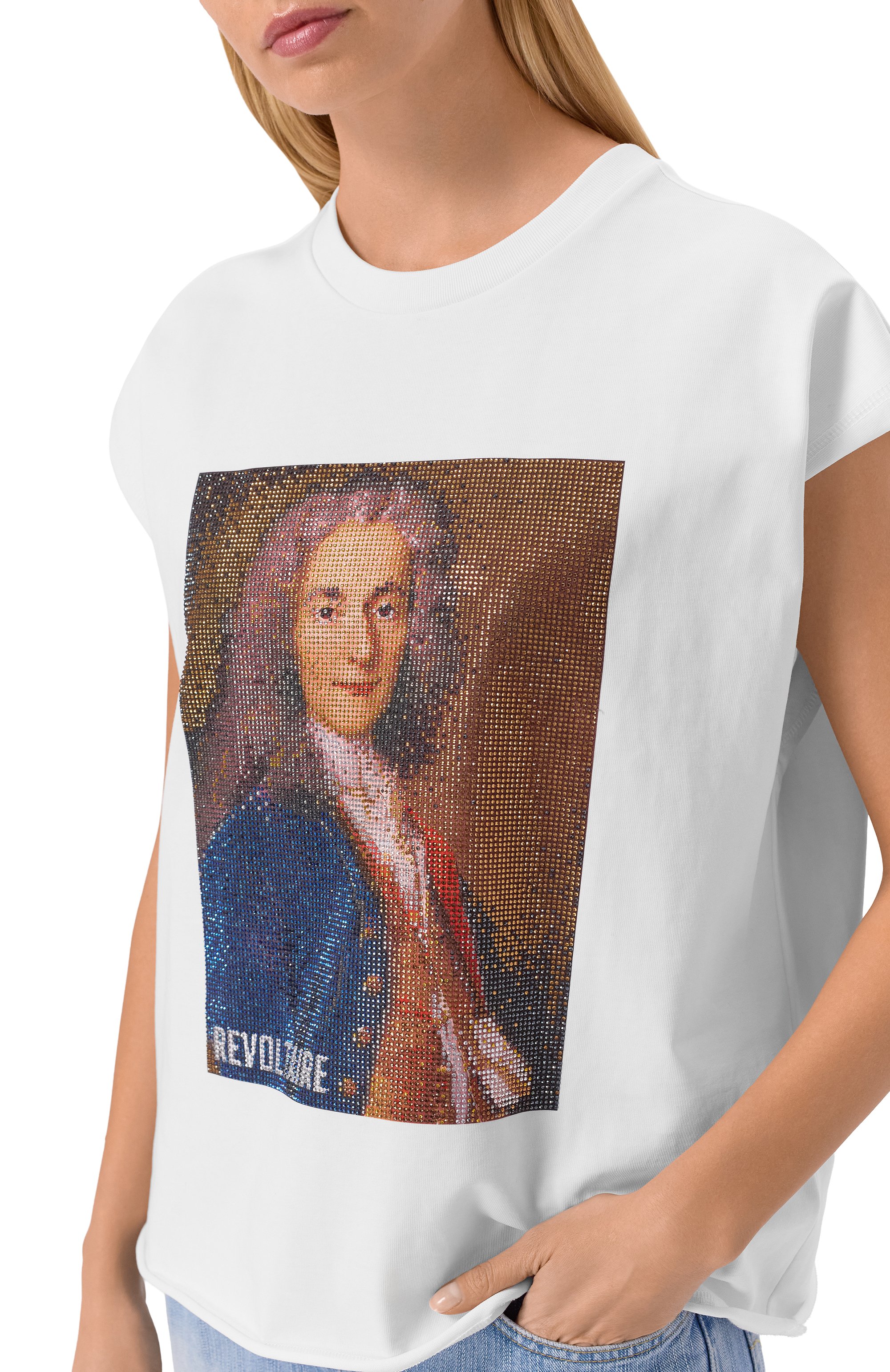 Хлопковая футболка ZADIG AND VOLTAIRE, арт. JWTT01287, фото 5