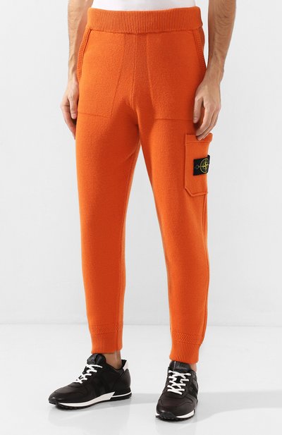 Джоггеры из смеси хлопка и шерсти STONE ISLAND, арт. 7115558A7, фото 3