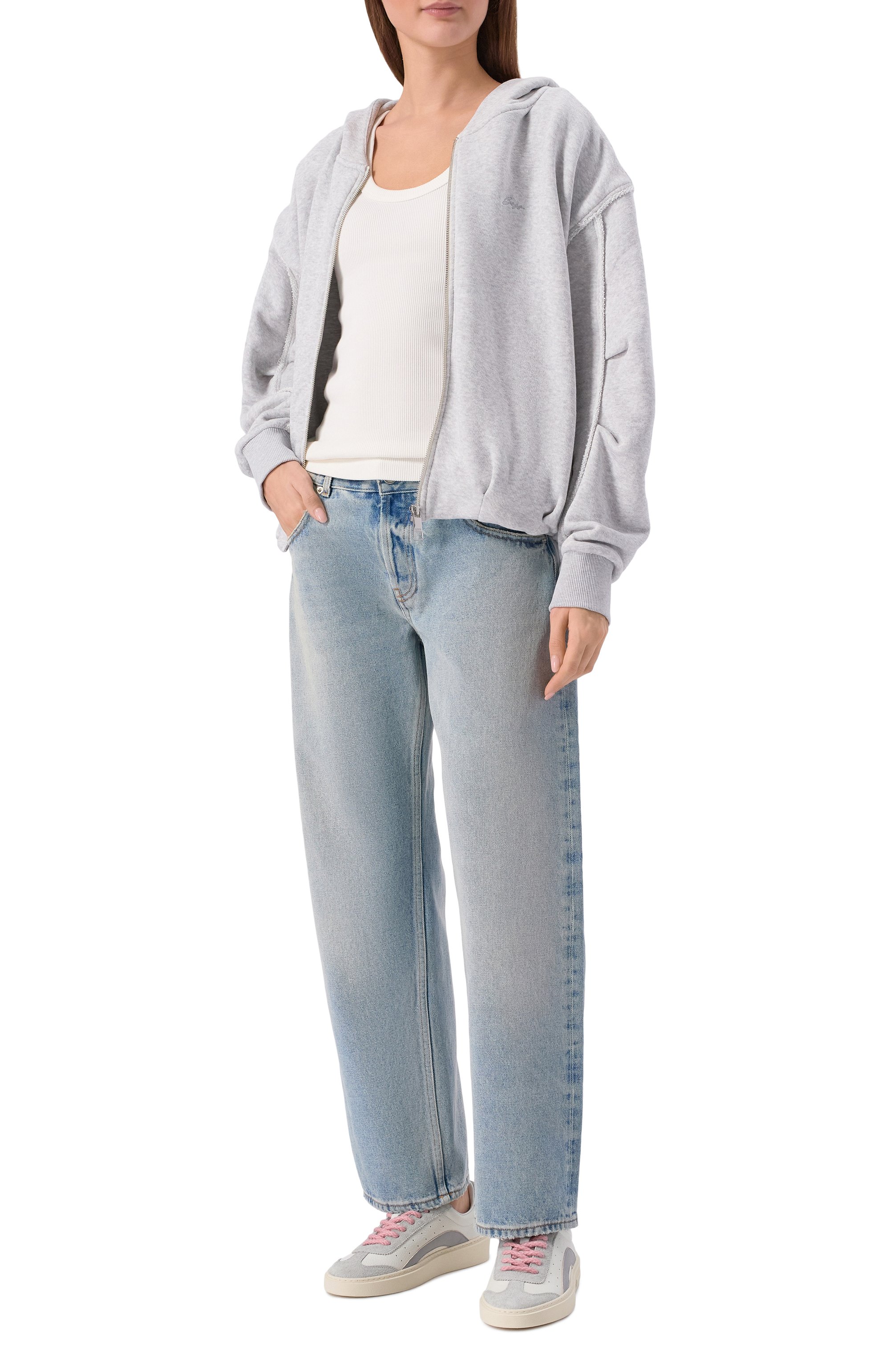 Кожаные кеды rider DSQUARED2, арт. SNW0301/25108722, фото 3