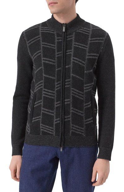 Кардиган из кашемира и шерсти ZILLI, арт. KZMC01M0280VTIL00, фото 3