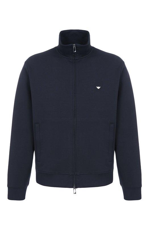 Хлопковая толстовка Emporio Armani EM004536/AF10013 Синий EM004536/AF10013