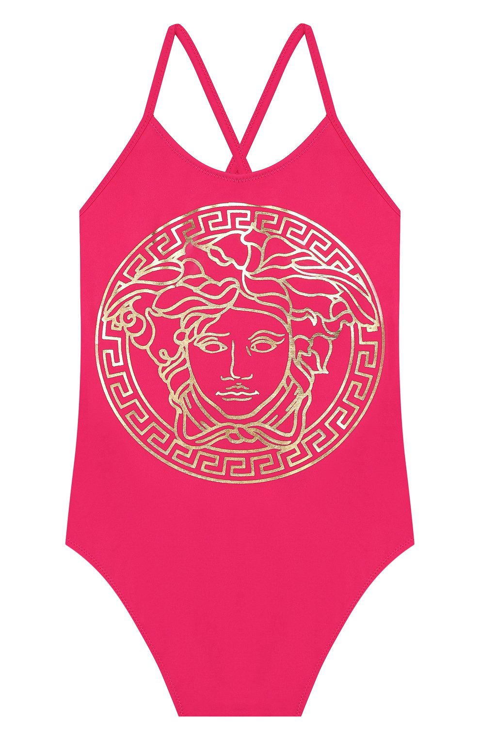 Слитный купальник VERSACE фуксия цвета по цене 23800 руб., арт. YC000283/A233889/4A-6A, фото 1 Слитный купальник VERSACE, арт. YC000283/A233889/4A-6A, фото 1