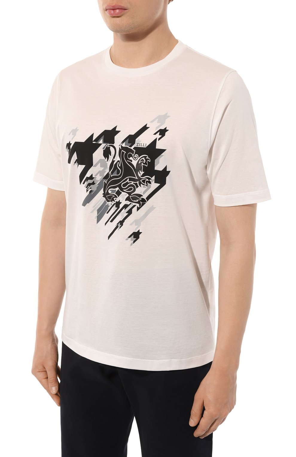 Хлопковая футболка ZILLI, арт. TSR001M0110VPP000, фото 3