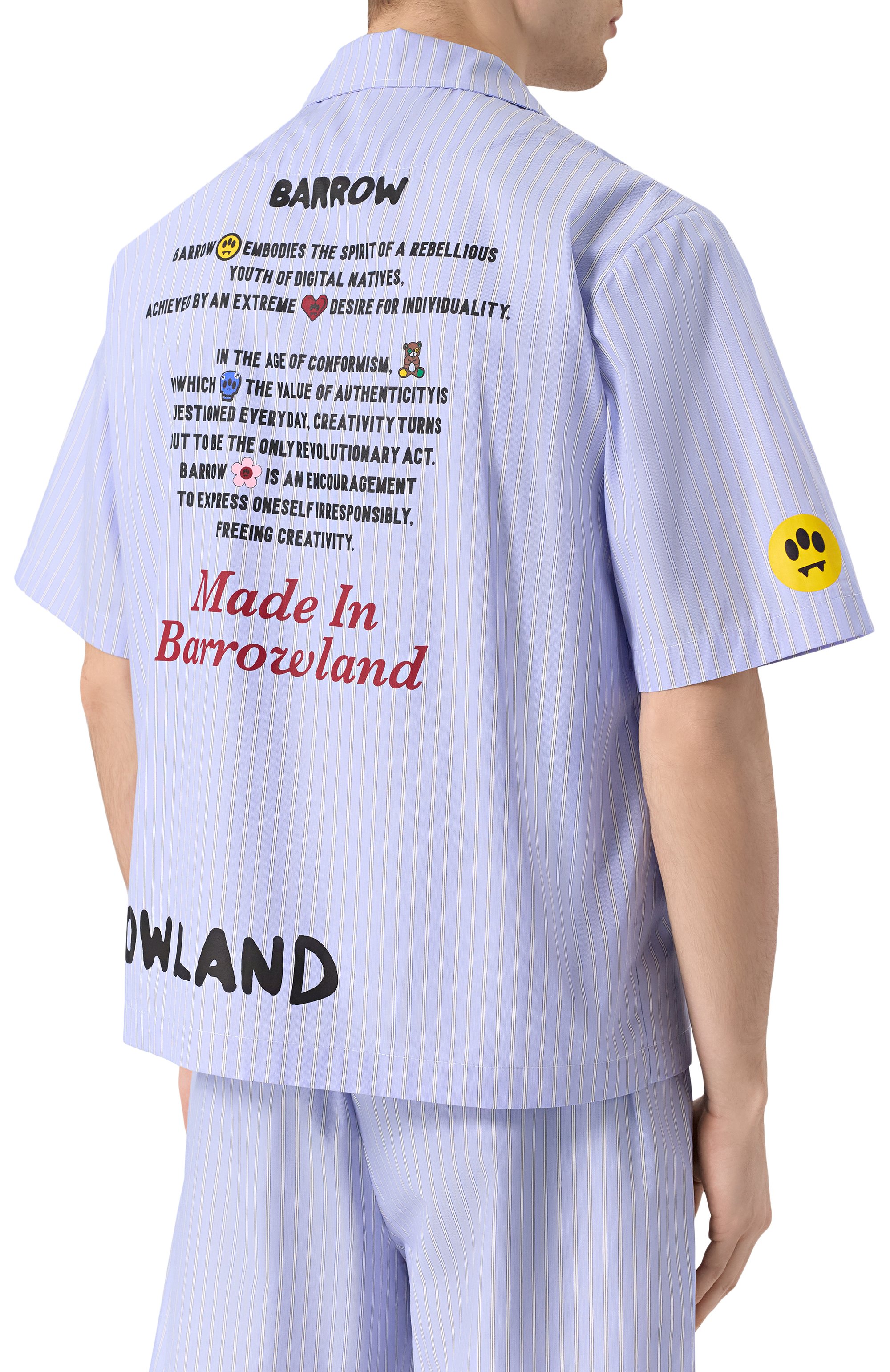 Хлопковая рубашка BARROW, арт. S5BWMASI061, фото 4