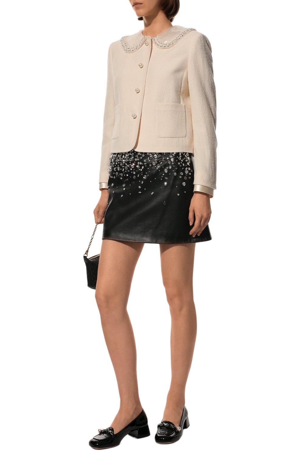 Жакет из шерсти и шелка MIU MIU, арт. MH1681-GWV-F0009, фото 2