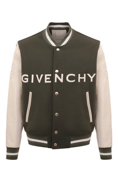 Мужской комбинированный бомбер GIVENCHY, арт. BM011S6Y16