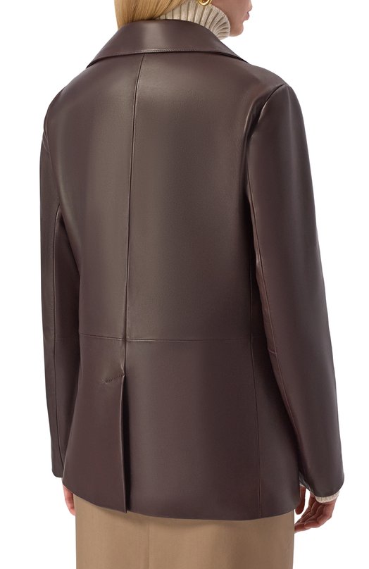 Кожаный жакет MVST M25.1PW.L011/BIG SIZE/SIGMA Бордовый  M25.1PW.L011/BIG SIZE/SIGMA Фото 4