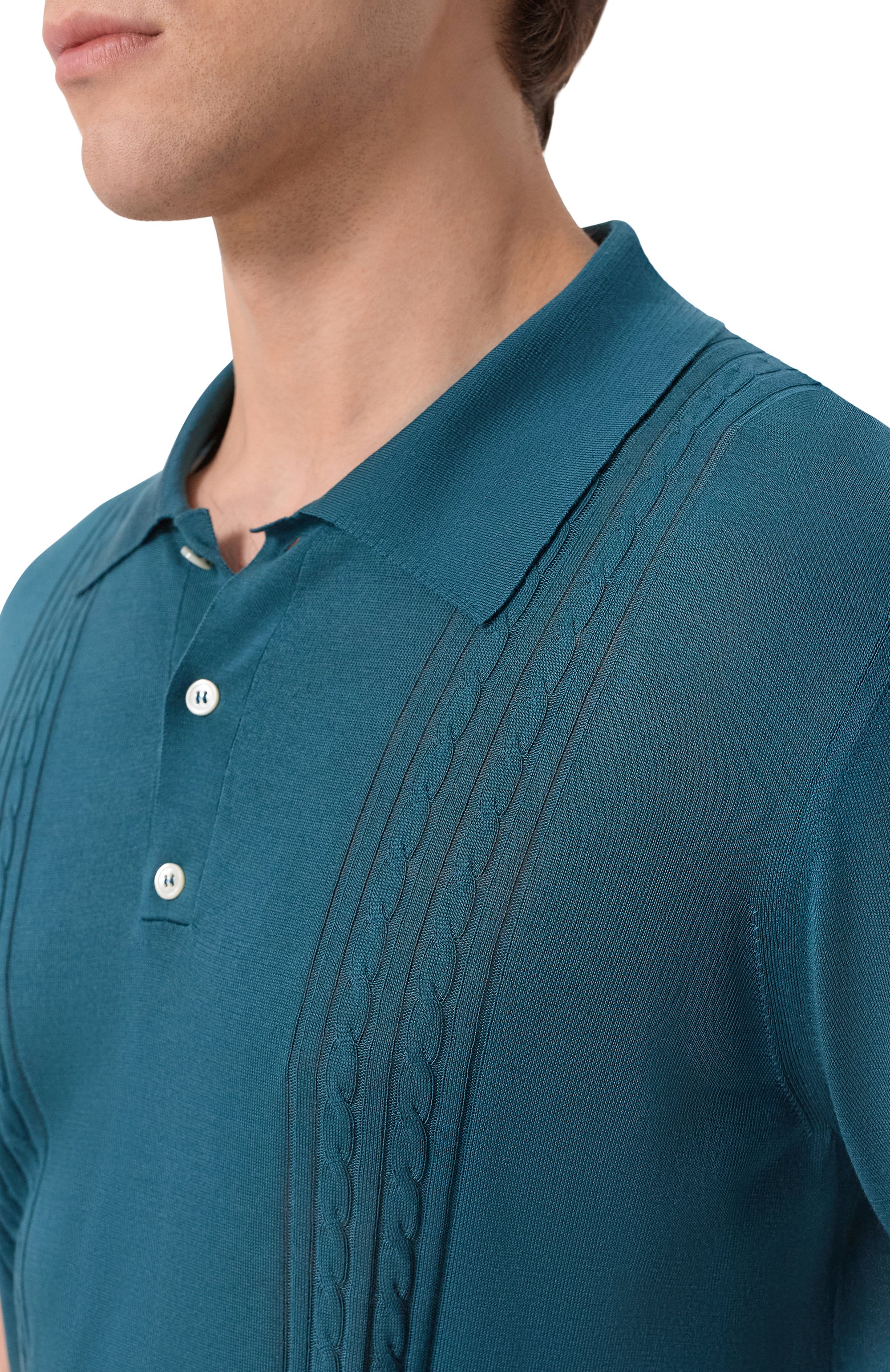 Шелковое поло KITON, арт. UMK0852, фото 5