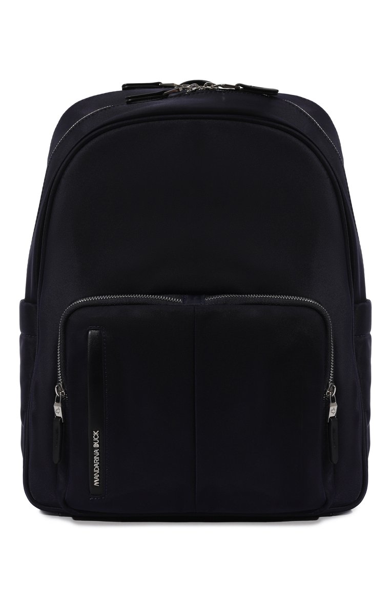 Мужской рюкзак hunter large MANDARINA DUCK синего цвета, арт. VCT28-20Q | Фото 1 (Размер: large; Материал: Текстиль; Стили: Кэжуэл)