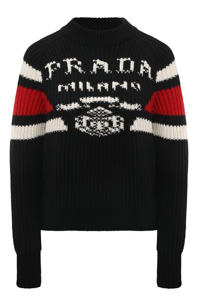 Кашемировый свитер PRADA, арт. P24O1U-10QD-F0002-212, фото 1