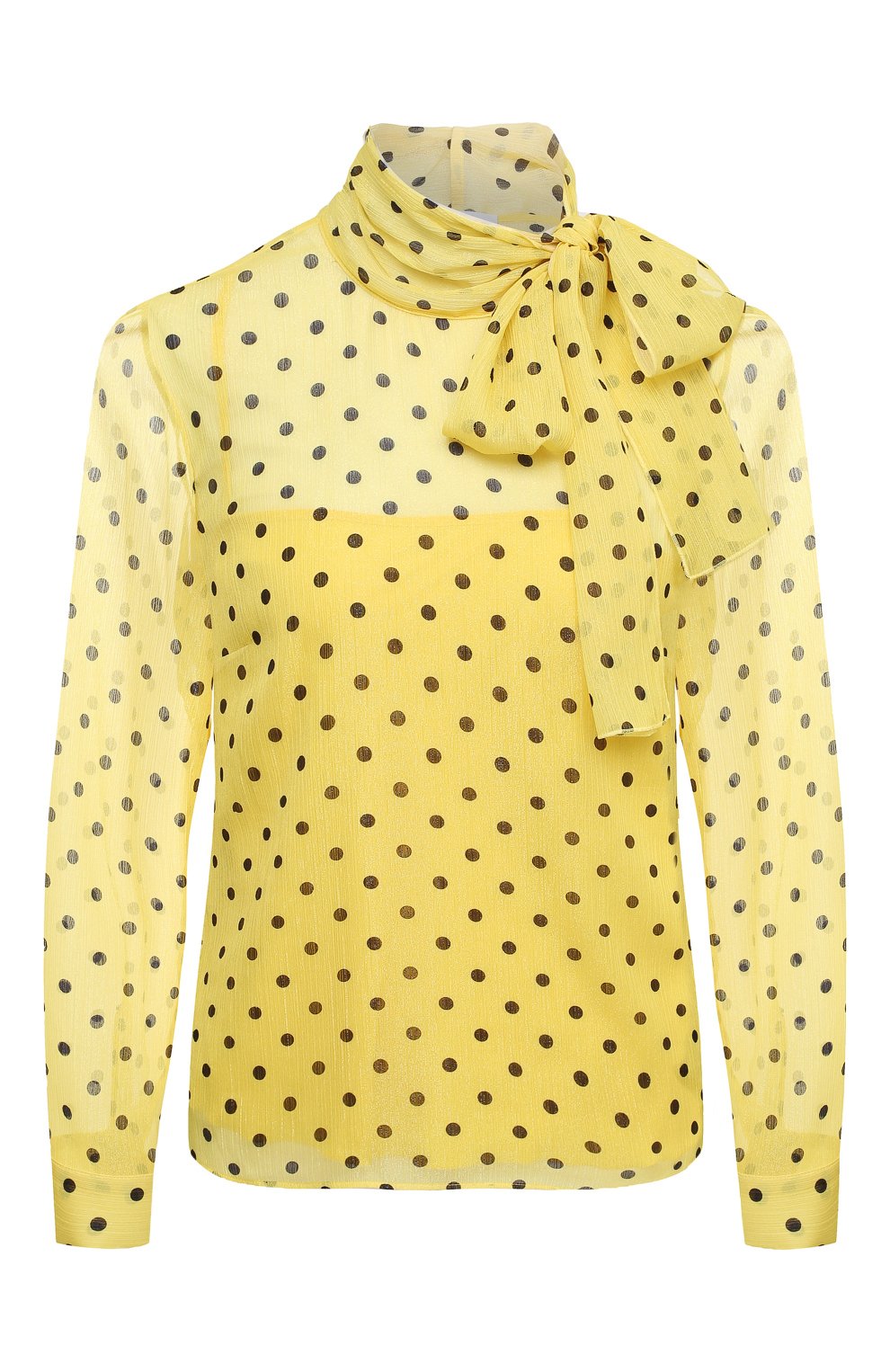 Блузка REDVALENTINO желтого цвета по цене 46050 руб., арт. UR0AB1Y0/5DT, фото 1 Блузка REDVALENTINO, арт. UR0AB1Y0/5DT, фото 1