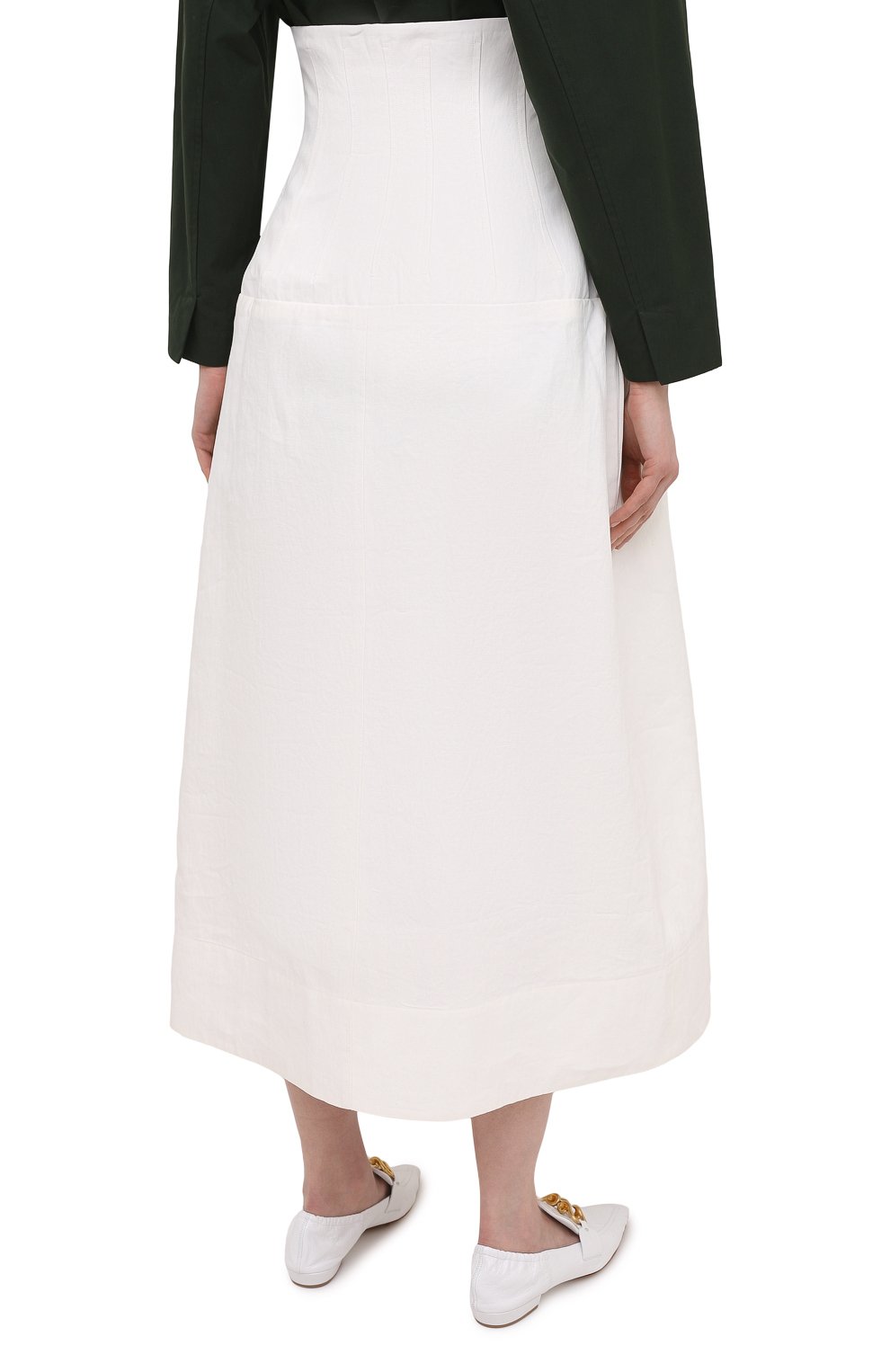 Льняная юбка JIL SANDER, арт. JSWS355975-WS320700, фото 4