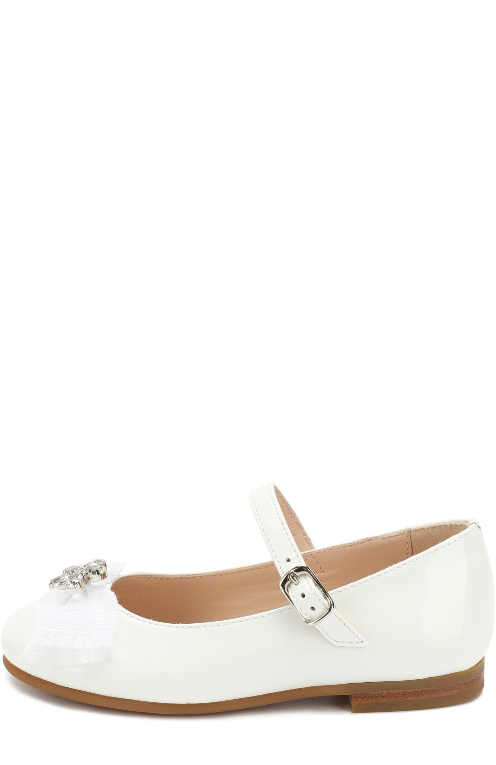 Лаковые туфли с бантом и кристаллами IL GUFO, арт. G362/PATENT/23-26, фото 2