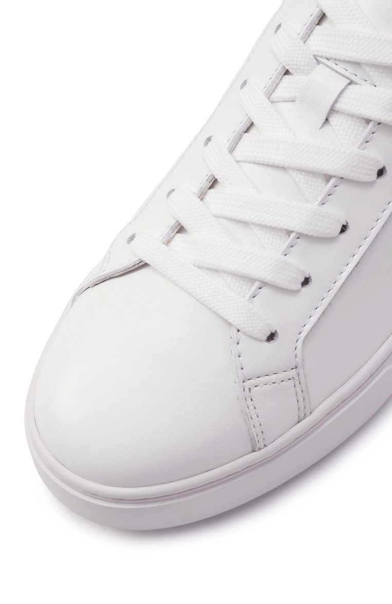 Женские кожаные кеды TOD’S белого цвета, арт. XXW04L0HZ40/JUS | Фото 7 (Материал внутренний: Натуральная кожа; Материал внешний: Натуральная кожа; Подошва: Платформа; Стили: Кэжуэл; Кросс-КТ: Низкие; Материал утеплителя: Без утеплителя; Автоматизация ТО: Проставлено; Автоматизация состава: Проставлено)